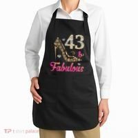 43 And Fabulous Funny 43th Birthday Cute Gift Beautiful Fun Apron thumb 2