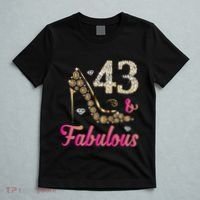 43 And Fabulous Funny 43th Birthday Cute Gift Beautiful Fun T-Shirt thumb 5