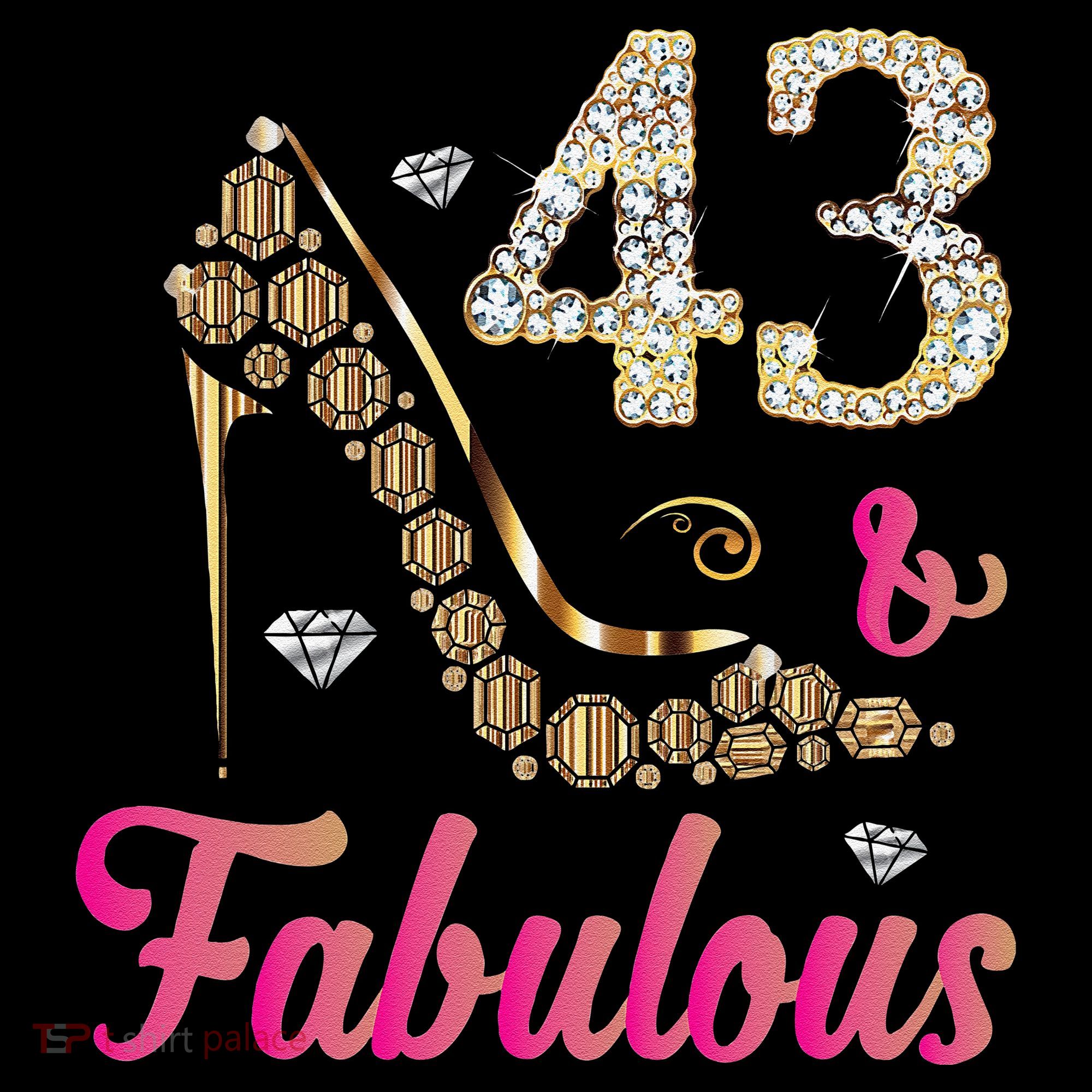 43 And Fabulous Funny 43th Birthday Cute Gift Beautiful Fun Coffee Mug