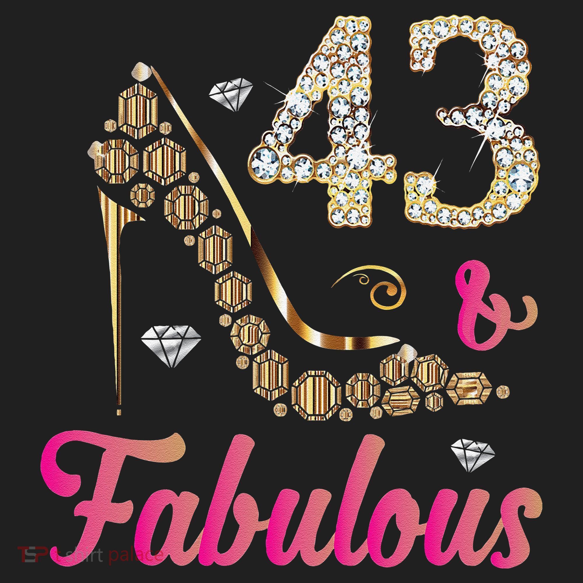 43 And Fabulous Funny 43th Birthday Cute Gift Beautiful Fun Beanie