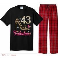 43 And Fabulous Funny 43th Birthday Cute Gift Beautiful Fun Pajama Set thumb 0