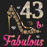 43 And Fabulous Funny 43th Birthday Cute Gift Beautiful Fun Golf Towel thumb 3