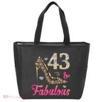 43 And Fabulous Funny 43th Birthday Cute Gift Beautiful Fun Tote Bag thumb 0