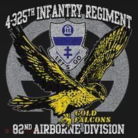 4325th Airborne Infantry Gold F.A.L.C.O.N.S Women's Hoodie thumb 2