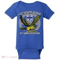 4325th Airborne Infantry Gold F.A.L.C.O.N.S Baby Bodysuit thumb 0