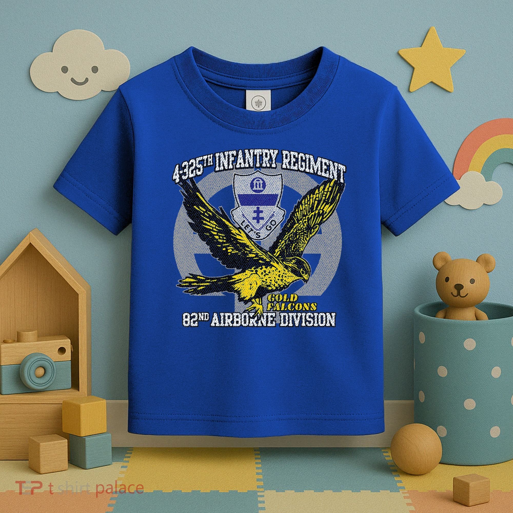 4325th Airborne Infantry Gold F.A.L.C.O.N.S Toddler T-Shirt