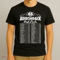 46 Adirondack Mountain Climbing Checklist T-Shirt thumb 3