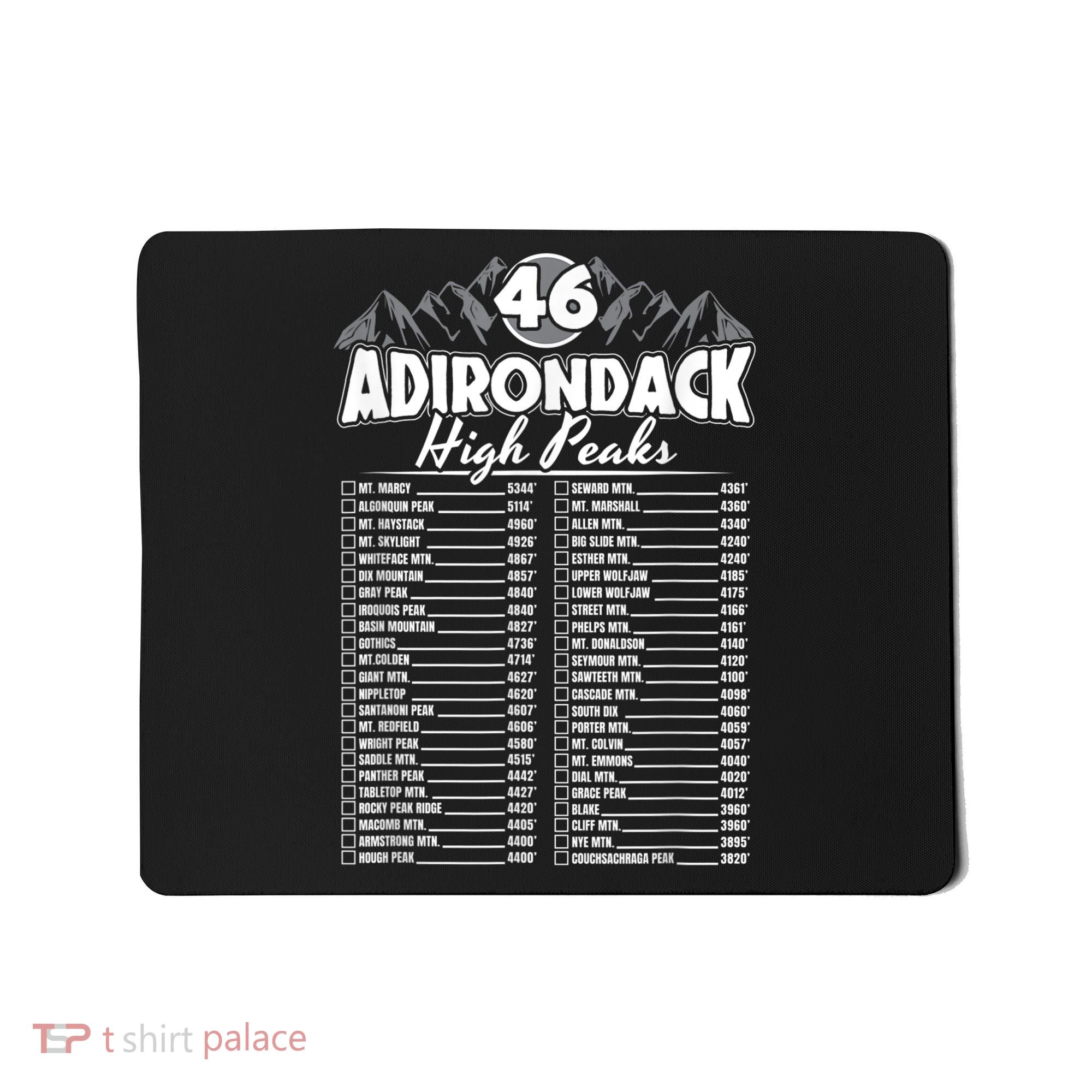 46 Adirondack Mountain Climbing Checklist Mousepad