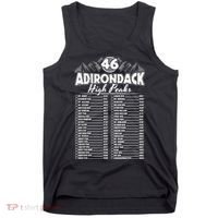 46 Adirondack Mountain Climbing Checklist Tank Top thumb 0