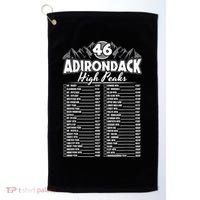 46 Adirondack Mountain Climbing Checklist Golf Towel thumb 0