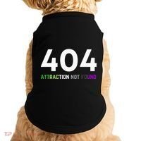 404 Attraction Not Found Funny Aroace Pride Aro Ace LGBTQ Doggie Tank thumb 0