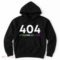 404 Attraction Not Found Funny Aroace Pride Aro Ace LGBTQ Hoodie thumb 0