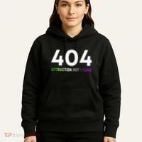 404 Attraction Not Found Funny Aroace Pride Aro Ace LGBTQ Hoodie thumb 5