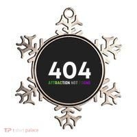 404 Attraction Not Found Funny Aroace Pride Aro Ace LGBTQ Ornament thumb 0