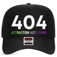 404 Attraction Not Found Funny Aroace Pride Aro Ace LGBTQ Hat thumb 0