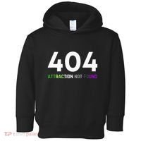 404 Attraction Not Found Funny Aroace Pride Aro Ace LGBTQ Toddler Hoodie thumb 0