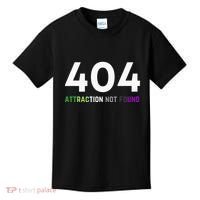 404 Attraction Not Found Funny Aroace Pride Aro Ace LGBTQ Kids T-Shirt thumb 0