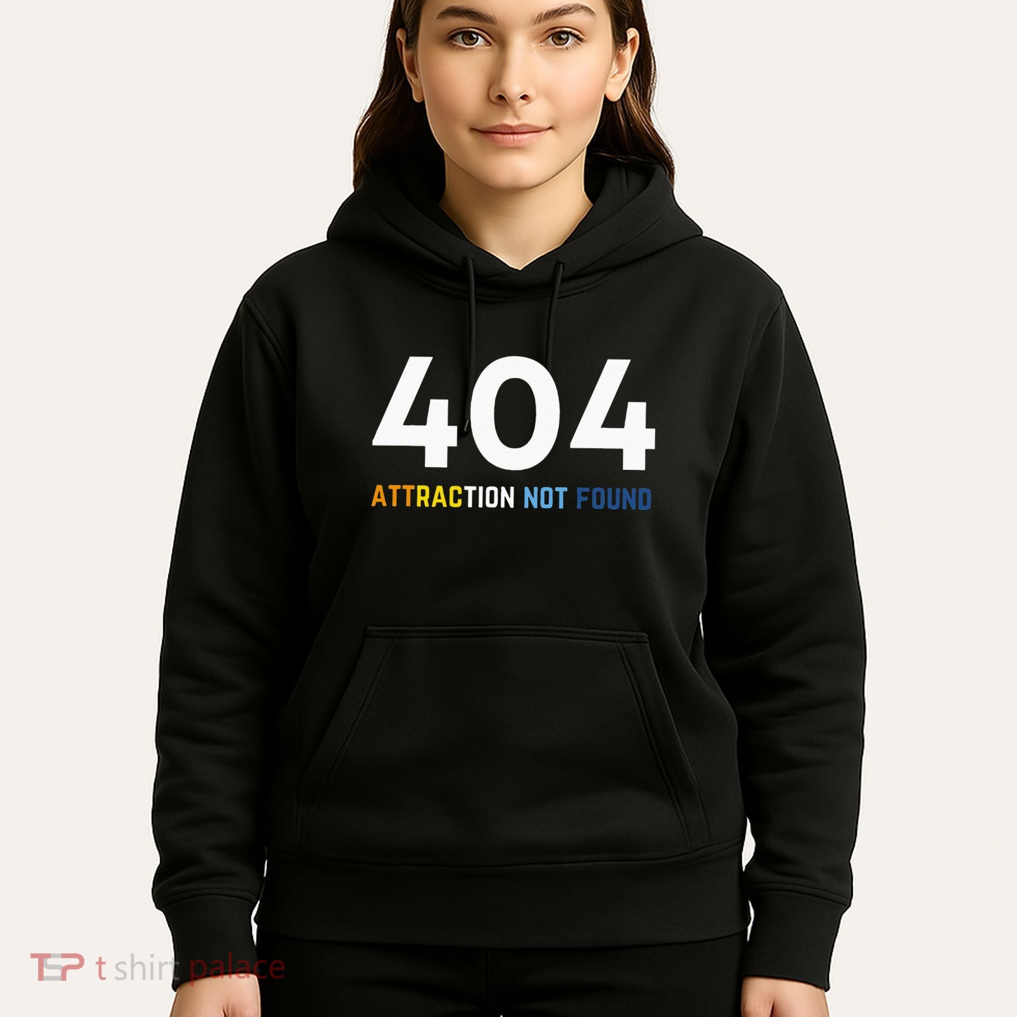 404 Attraction Not Found Funny Aroace Pride Aro Ace LGBTQ Hoodie