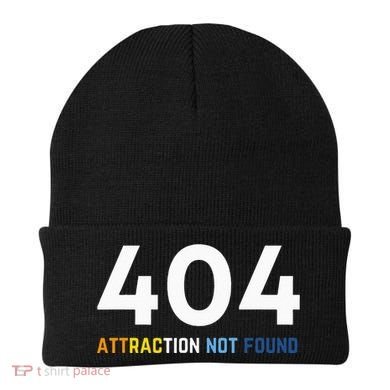 404 Attraction Not Found Funny Aroace Pride Aro Ace LGBTQ Beanie
