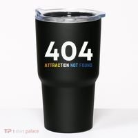 404 Attraction Not Found Funny Aroace Pride Aro Ace LGBTQ Tumbler thumb 0