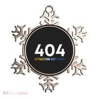 404 Attraction Not Found Funny Aroace Pride Aro Ace LGBTQ Ornament thumb 0