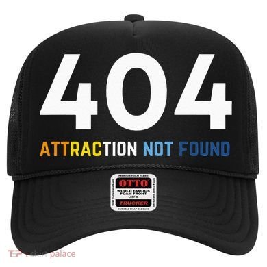 404 Attraction Not Found Funny Aroace Pride Aro Ace LGBTQ Hat