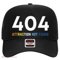 404 Attraction Not Found Funny Aroace Pride Aro Ace LGBTQ Hat thumb 0