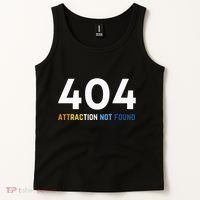 404 Attraction Not Found Funny Aroace Pride Aro Ace LGBTQ Tank Top thumb 2