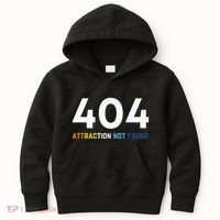 404 Attraction Not Found Funny Aroace Pride Aro Ace LGBTQ Kids Hoodie thumb 0