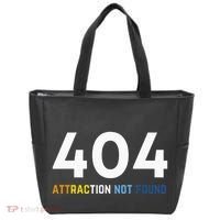 404 Attraction Not Found Funny Aroace Pride Aro Ace LGBTQ Tote Bag thumb 0