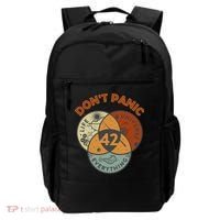 42 Answer To Life The Universe And Everything DonT Panic Backpack thumb 0