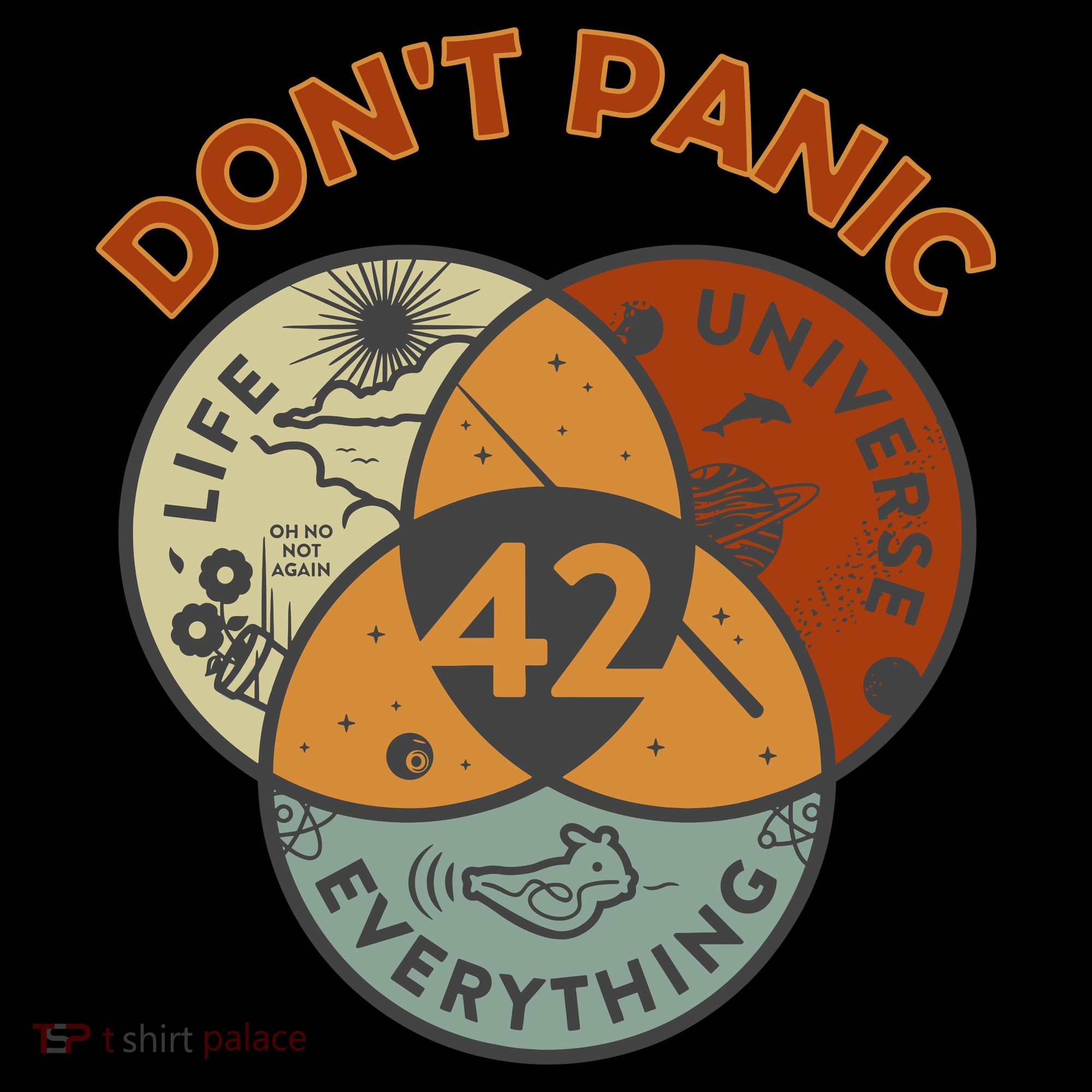42 Answer To Life The Universe And Everything DonT Panic Coffee Mug