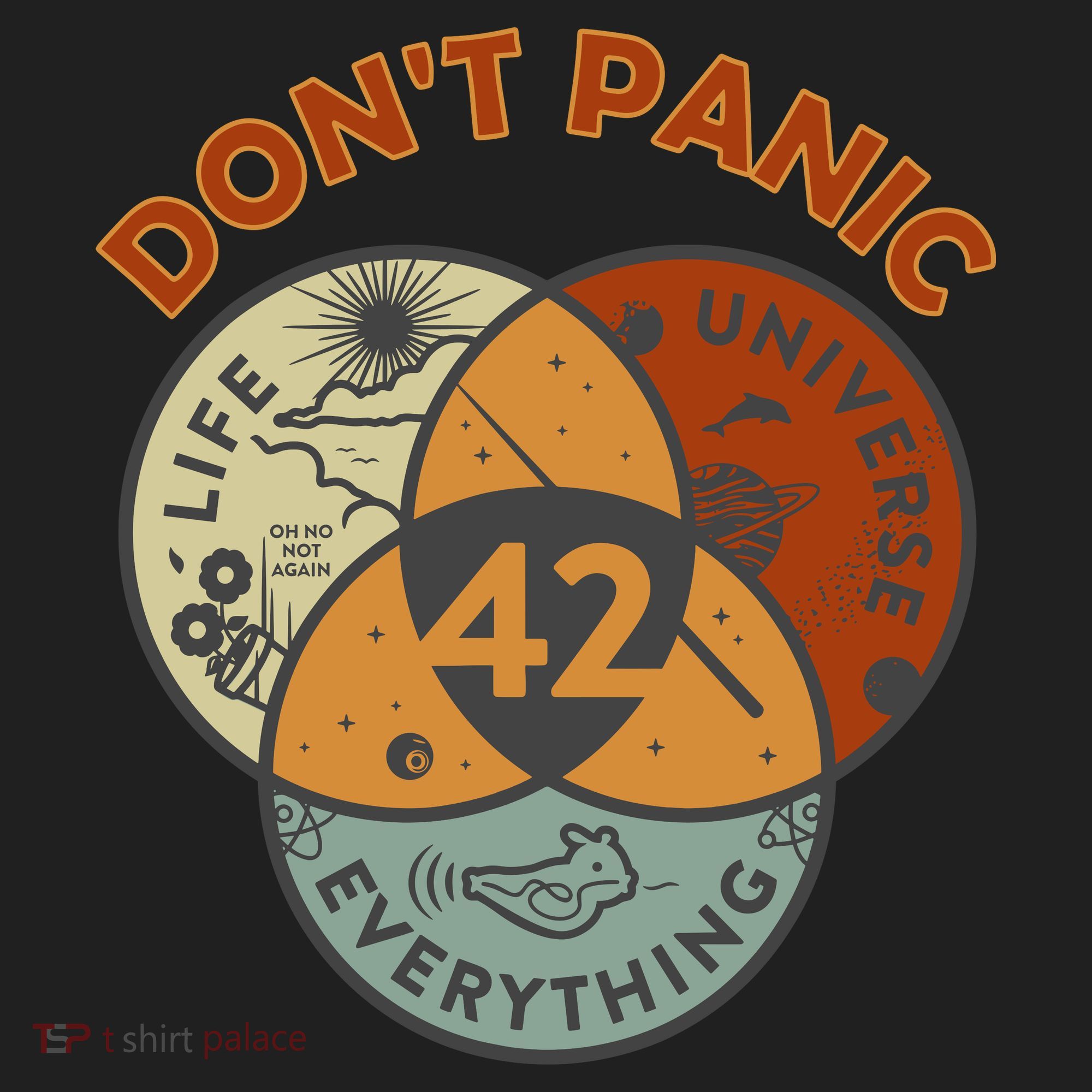 42 Answer To Life The Universe And Everything DonT Panic Tumbler