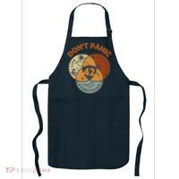 42 Answer To Life The Universe And Everything DonT Panic Apron thumb 0
