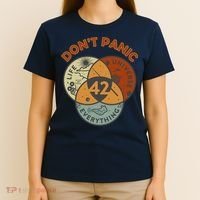 42 Answer To Life The Universe And Everything DonT Panic T-Shirt thumb 4