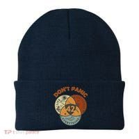 42 Answer To Life The Universe And Everything DonT Panic Beanie thumb 0