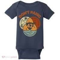 42 Answer To Life The Universe And Everything DonT Panic Baby Bodysuit thumb 0