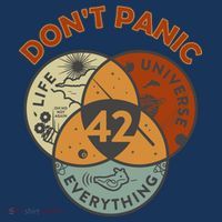 42 Answer To Life The Universe And Everything DonT Panic Baby Bodysuit thumb 2