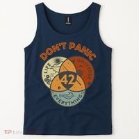 42 Answer To Life The Universe And Everything DonT Panic Tank Top thumb 2