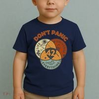 42 Answer To Life The Universe And Everything DonT Panic Toddler T-Shirt thumb 2