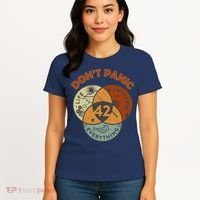 42 Answer To Life The Universe And Everything DonT Panic Women's T-Shirt thumb 4