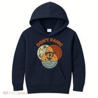 42 Answer To Life The Universe And Everything DonT Panic Kids Hoodie thumb 0