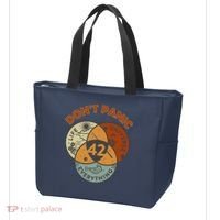 42 Answer To Life The Universe And Everything DonT Panic Tote Bag thumb 3