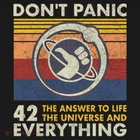42 Answer To All Questions Gift Life Universe Everything Funny Gift Doggie Tank thumb 4