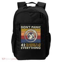 42 Answer To All Questions Gift Life Universe Everything Funny Gift Backpack thumb 0