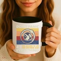 42 Answer To All Questions Gift Life Universe Everything Funny Gift Coffee Mug thumb 3
