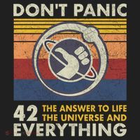 42 Answer To All Questions Gift Life Universe Everything Funny Gift Hat thumb 2