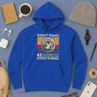 42 Answer To All Questions Gift Life Universe Everything Funny Gift Hoodie thumb 3