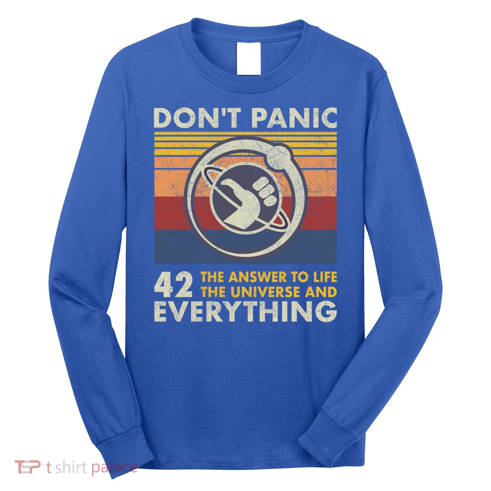 42 Answer To All Questions Gift Life Universe Everything Funny Gift Long Sleeve Shirt