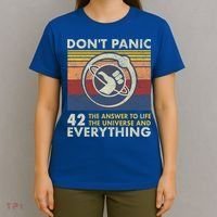 42 Answer To All Questions Gift Life Universe Everything Funny Gift T-Shirt thumb 4